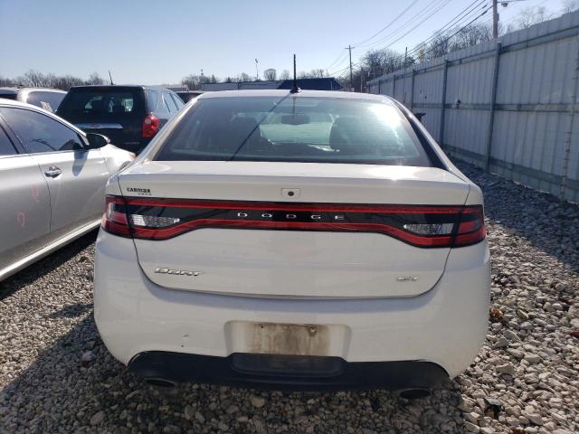 1C3CDFEB0ED910119 - 2014 DODGE DART GT WHITE photo 6