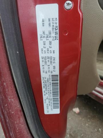 2C4RC1BG8FR706727 - 2015 CHRYSLER TOWN & COU TOURING 勃艮第红 照片 13