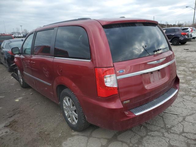 2C4RC1BG8FR706727 - 2015 CHRYSLER TOWN & COU TOURING 勃艮第红 照片 2