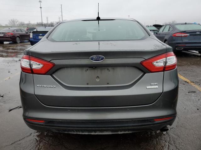 3FA6P0HD5FR303934 - 2015 FORD FUSION SE GRAY photo 6