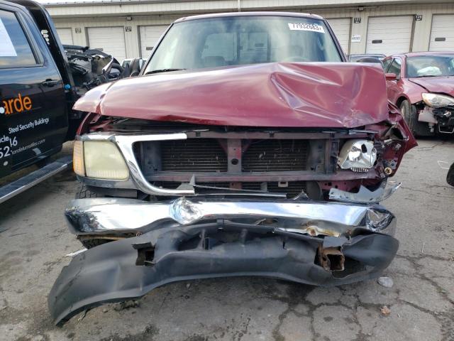 1FTRX17W73NA23625 - 2003 FORD F150 BURGUNDY photo 5