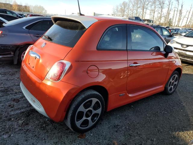 3C3CFFGE2ET189720 - 2014 FIAT 500 ELECTRIC ORANGE photo 3