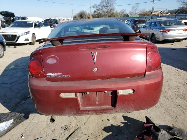 1G2AL15F477232671 - 2007 PONTIAC G5 RED photo 6