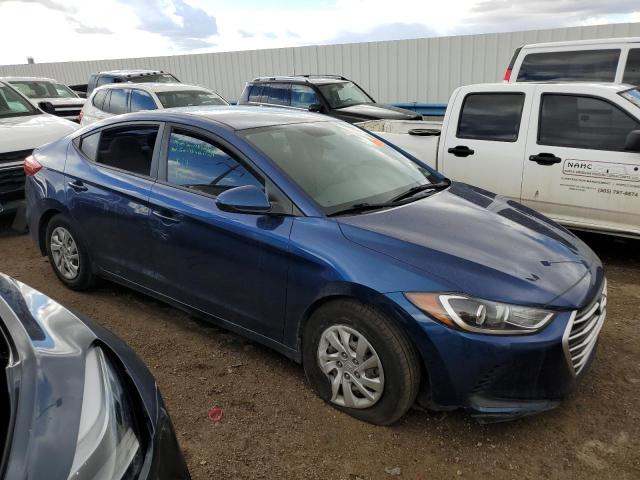 5NPD74LFXJH323822 - 2018 HYUNDAI ELANTRA SE BLUE photo 4