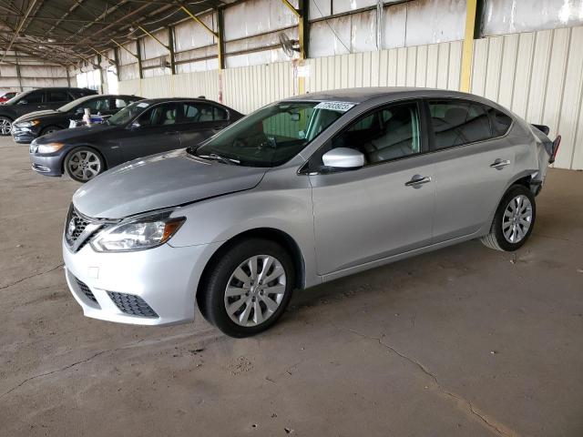 3N1AB7AP7HY391476 - 2017 NISSAN SENTRA S SILVER photo 1