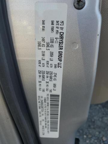 2A4RR8DG3BR772241 - 2011 CHRYSLER TOWN & COU TOURING L SILVER photo 13