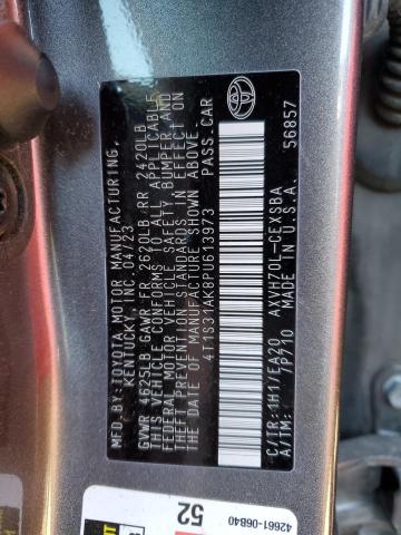 4T1S31AK8PU613973 - 2023 TOYOTA CAMRY SE NIGHT SHADE CHARCOAL photo 12