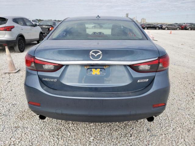 JM1GJ1V51G1440545 - 2016 MAZDA 6 TOURING BLUE photo 6