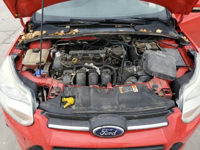 1FADP3K26EL335496 - 2014 FORD FOCUS SE RED photo 11