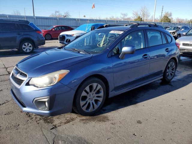 JF1GPAL65D2864915 - 2013 SUBARU IMPREZA SPORT PREMIUM BLUE photo 1