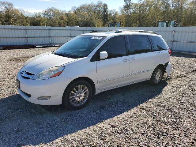 5TDZK22C78S190425 - 2008 TOYOTA SIENNA XLE WHITE photo 1