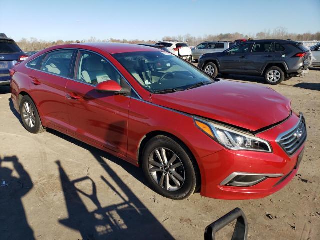 5NPE24AF2HH463931 - 2017 HYUNDAI SONATA SE RED photo 4