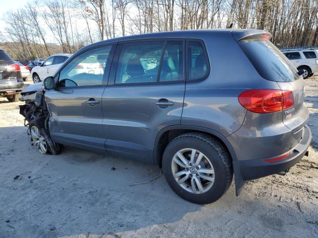 WVGBV3AX4DW576812 - 2013 VOLKSWAGEN TIGUAN S GRAY photo 2