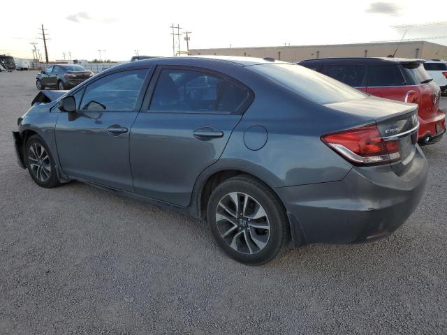 19XFB2F82DE087359 - 2013 HONDA CIVIC EX GRAY photo 2