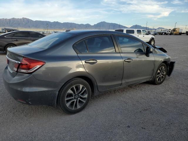 19XFB2F82DE087359 - 2013 HONDA CIVIC EX GRAY photo 3