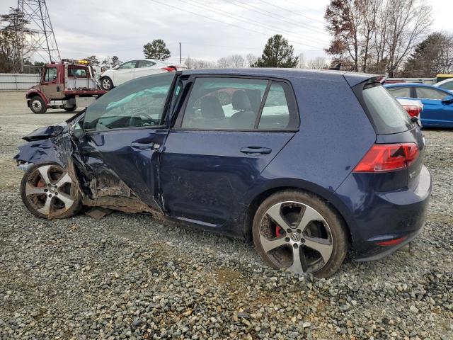 3VW4T7AU5FM029466 - 2015 VOLKSWAGEN GTI BLUE photo 2