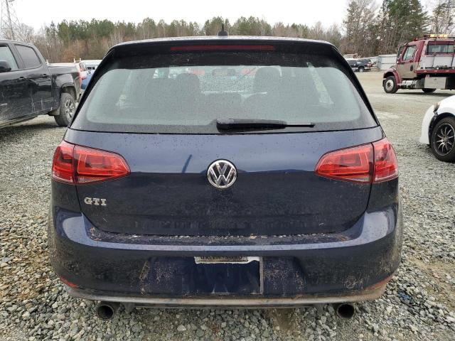 3VW4T7AU5FM029466 - 2015 VOLKSWAGEN GTI BLUE photo 6