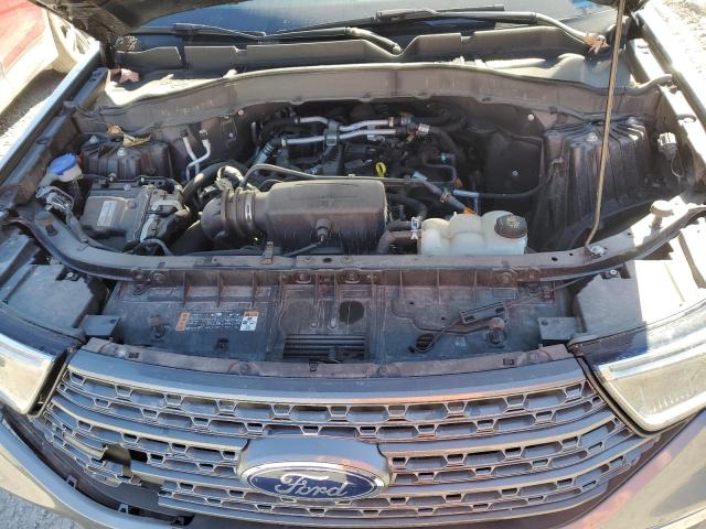 1FMSK8DH7MGB41786 - 2021 FORD EXPLORER XLT Արծաթագույն լուսանկար 12