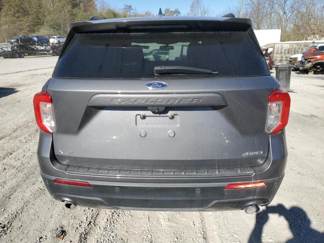 1FMSK8DH7MGB41786 - 2021 FORD EXPLORER XLT Արծաթագույն լուսանկար 6