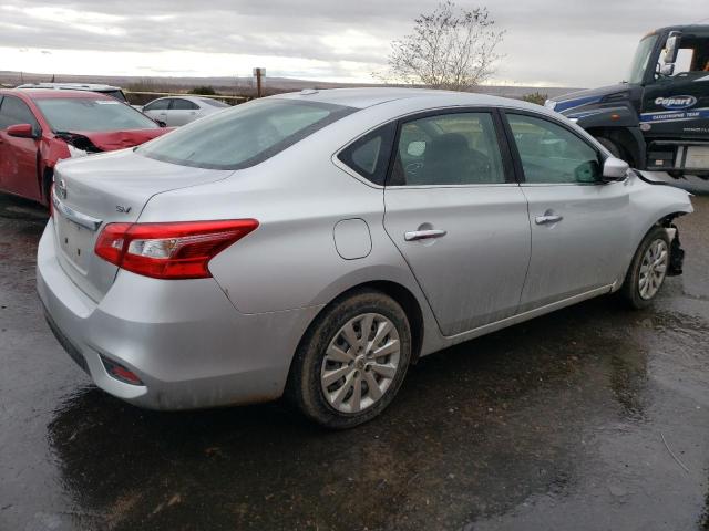 3N1AB7APXHY298483 - 2017 NISSAN SENTRA S SILVER photo 3