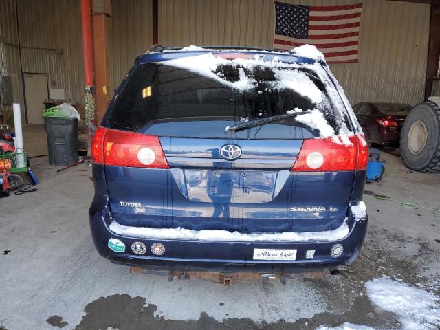 5TDZK23C37S059215 - 2007 TOYOTA SIENNA CE BLUE photo 6