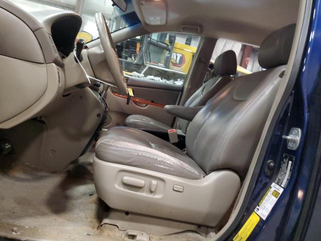 5TDZK23C37S059215 - 2007 TOYOTA SIENNA CE BLUE photo 7