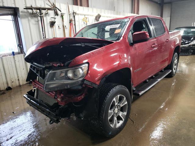 1GCGTDEN3J1190146 - 2018 CHEVROLET COLORADO Z71 RED photo 1