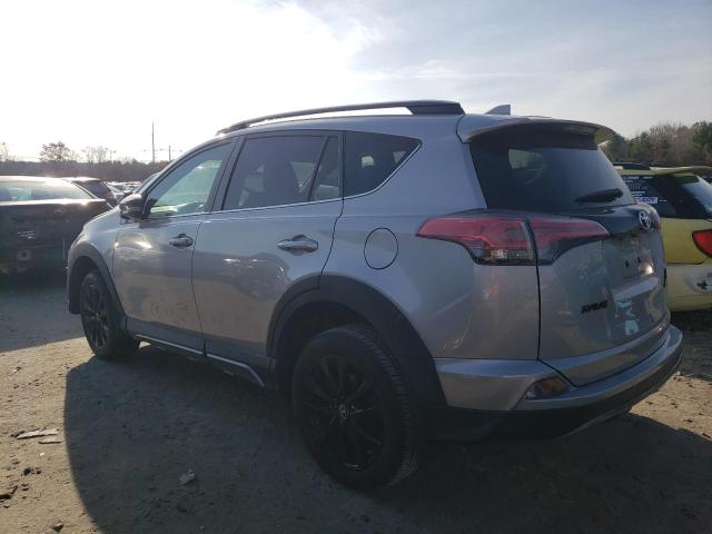 2T3RFREV6JW824001 - 2018 TOYOTA RAV4 ADVENTURE GRAY photo 2