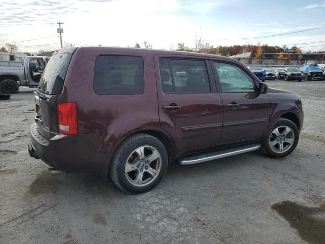 5FNYF4H57EB041081 - 2014 HONDA PILOT EXL MAROON photo 3