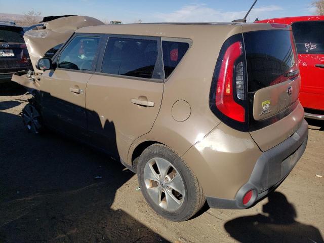 KNDJN2A26F7158943 - 2015 KIA SOUL BROWN photo 2