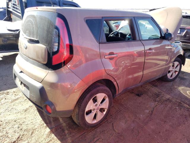 KNDJN2A26F7158943 - 2015 KIA SOUL BROWN photo 3