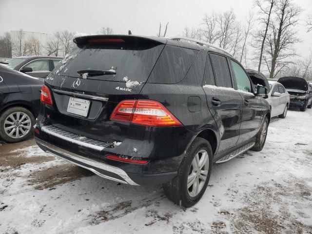 4JGDA5HB2CA028717 - 2012 MERCEDES-BENZ ML 350 4MATIC BLACK photo 3