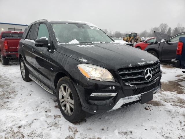 4JGDA5HB2CA028717 - 2012 MERCEDES-BENZ ML 350 4MATIC BLACK photo 4