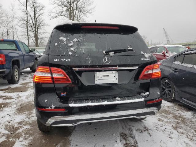 4JGDA5HB2CA028717 - 2012 MERCEDES-BENZ ML 350 4MATIC BLACK photo 6