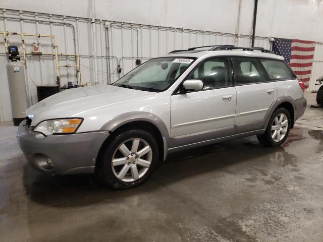 4S4BP62C067317707 - 2006 SUBARU LEGACY OUTBACK 2.5I LIMITED SILVER photo 1