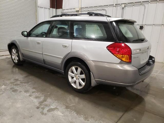 4S4BP62C067317707 - 2006 SUBARU LEGACY OUTBACK 2.5I LIMITED SILVER photo 2