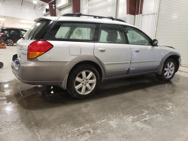 4S4BP62C067317707 - 2006 SUBARU LEGACY OUTBACK 2.5I LIMITED SILVER photo 3