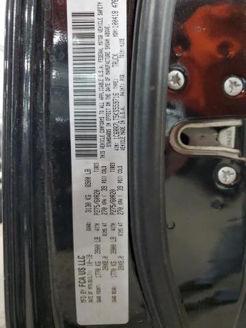 1C6RR7LT5KS559716 - 2019 RAM 1500 CLASS SLT შავი ფოტო 13