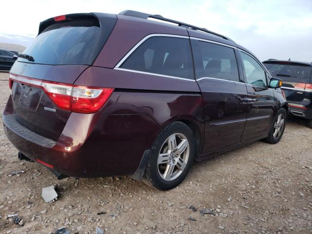 5FNRL5H96CB137495 - 2012 HONDA ODYSSEY TOURING MAROON photo 3