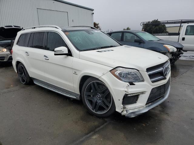 4JGDF7EE0FA596108 - 2015 MERCEDES-BENZ GL 63 AMG WHITE photo 4