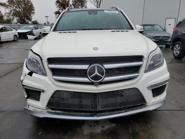 4JGDF7EE0FA596108 - 2015 MERCEDES-BENZ GL 63 AMG WHITE photo 5