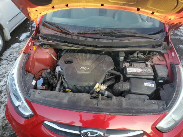 KMHCT5AE5GU261408 - 2016 HYUNDAI ACCENT SE RED photo 11