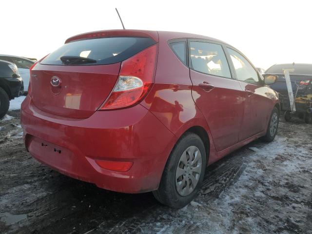 KMHCT5AE5GU261408 - 2016 HYUNDAI ACCENT SE RED photo 3