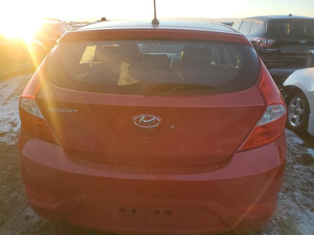 KMHCT5AE5GU261408 - 2016 HYUNDAI ACCENT SE RED photo 6