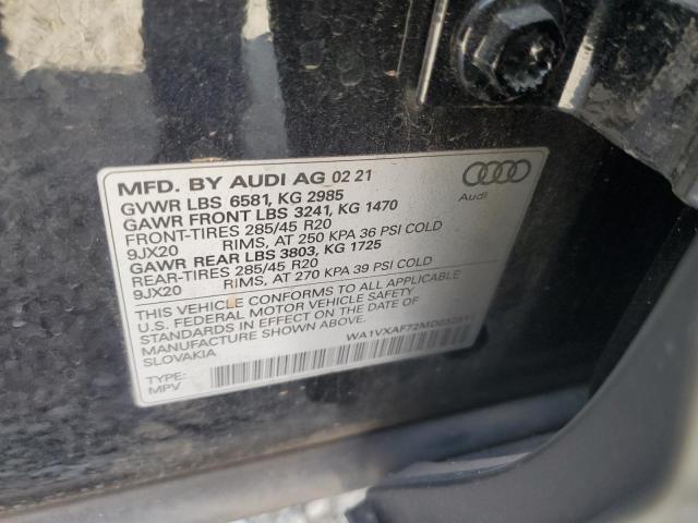 WA1VXAF72MD032811 - 2021 AUDI Q7 PRESTIGE 黑色 照片 13
