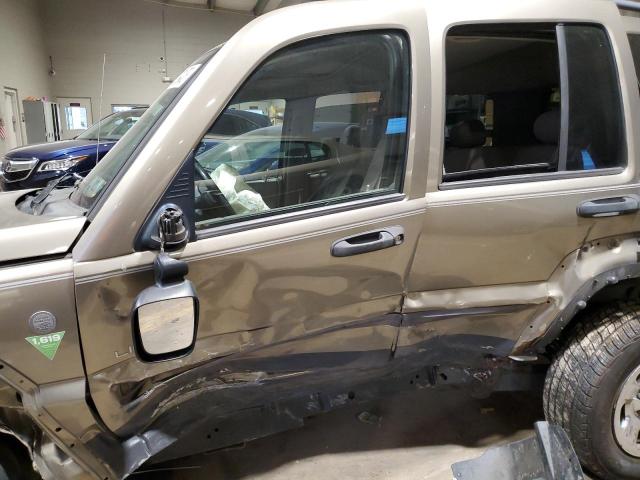 1J4GL48K54W298948 - 2004 JEEP LIBERTY SPORT TAN photo 7