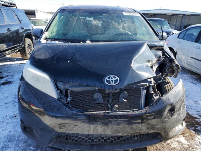 5TDKK3DC7BS055375 - 2011 TOYOTA SIENNA LE BLACK photo 5