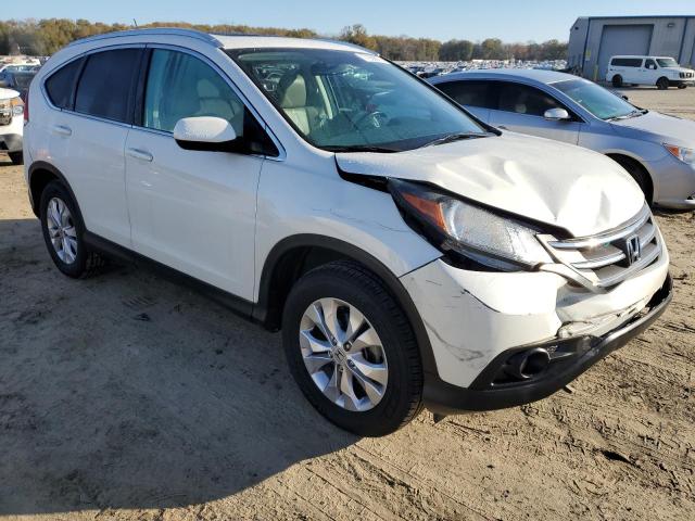 5J6RM3H71EL028209 - 2014 HONDA CR-V EXL WHITE photo 4