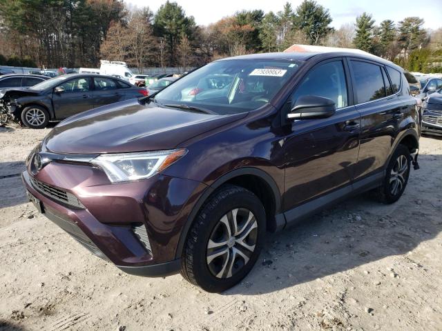 2T3BFREV6JW747177 - 2018 TOYOTA RAV 4 LE BURGUNDY photo 1