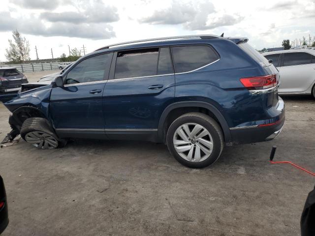1V2BR2CA0MC520619 - 2021 VOLKSWAGEN ATLAS SEL BLUE photo 2